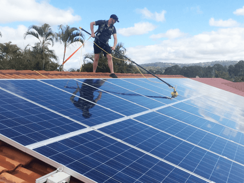 best solar panel cleaning service